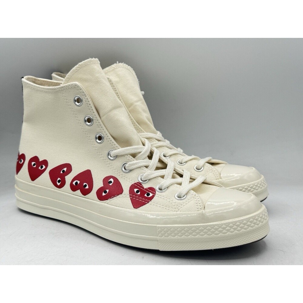 Comme des Garçons Play x Converse Chuck 70 Top High Multi Heart Women’s Size 6